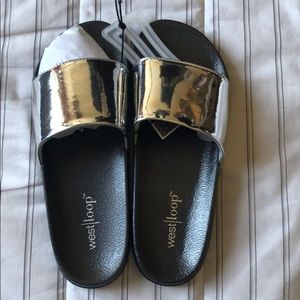 West loop slippers all man made material NEW